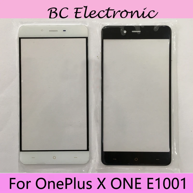 Передняя стеклянная сенсорная панель для Oneplus X ONE E1001 2 шт. передняя внешняя крышка