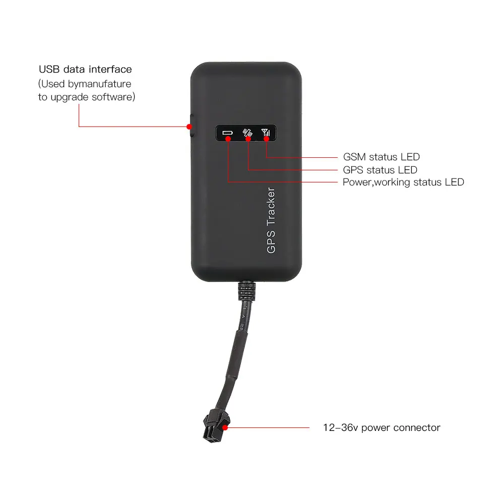 Оригинальный GT02 Мини Автомобильный gps трекер tk110 в реальном времени GSM GPRS локатор