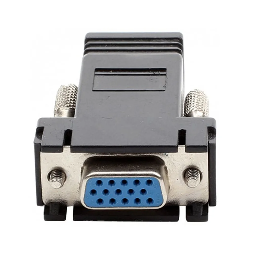 Пара удлинительных шнуров VGA для подключения к локальной сети Cat5 Cat5e RJ45 Ethernet