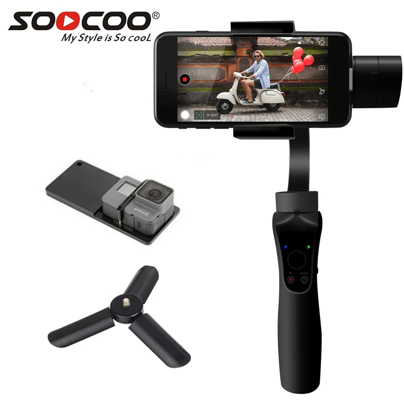 Стабилизатор SOOCOO стабильный платформа 3 осевой стабилизатор ручной шарнирный