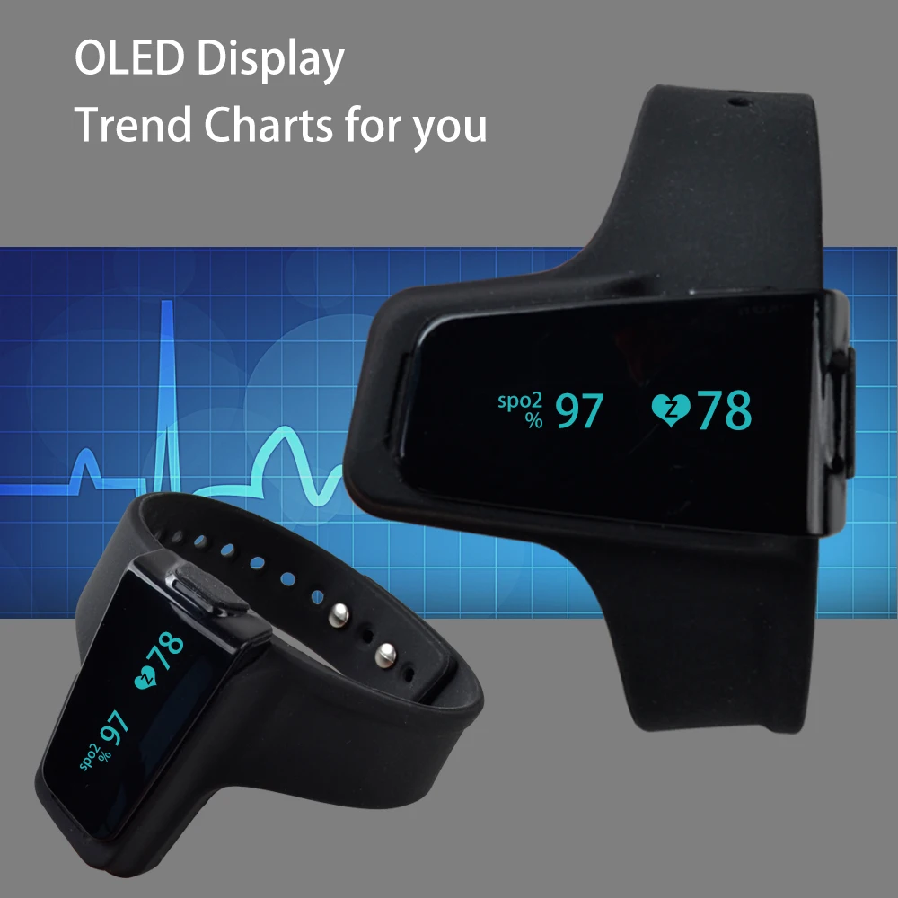 ELERA Пульсоксиметр Часы Bluetooth Смарт наручные Портативный OLED монитор апноэ сна бессонница сердцебиение палец Pulsioximetro