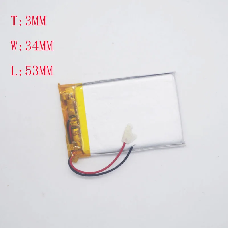 3 7 V литиевая батарея 303450/303453 600MA MP3MP4 навигатор вождения аккумуляторная для