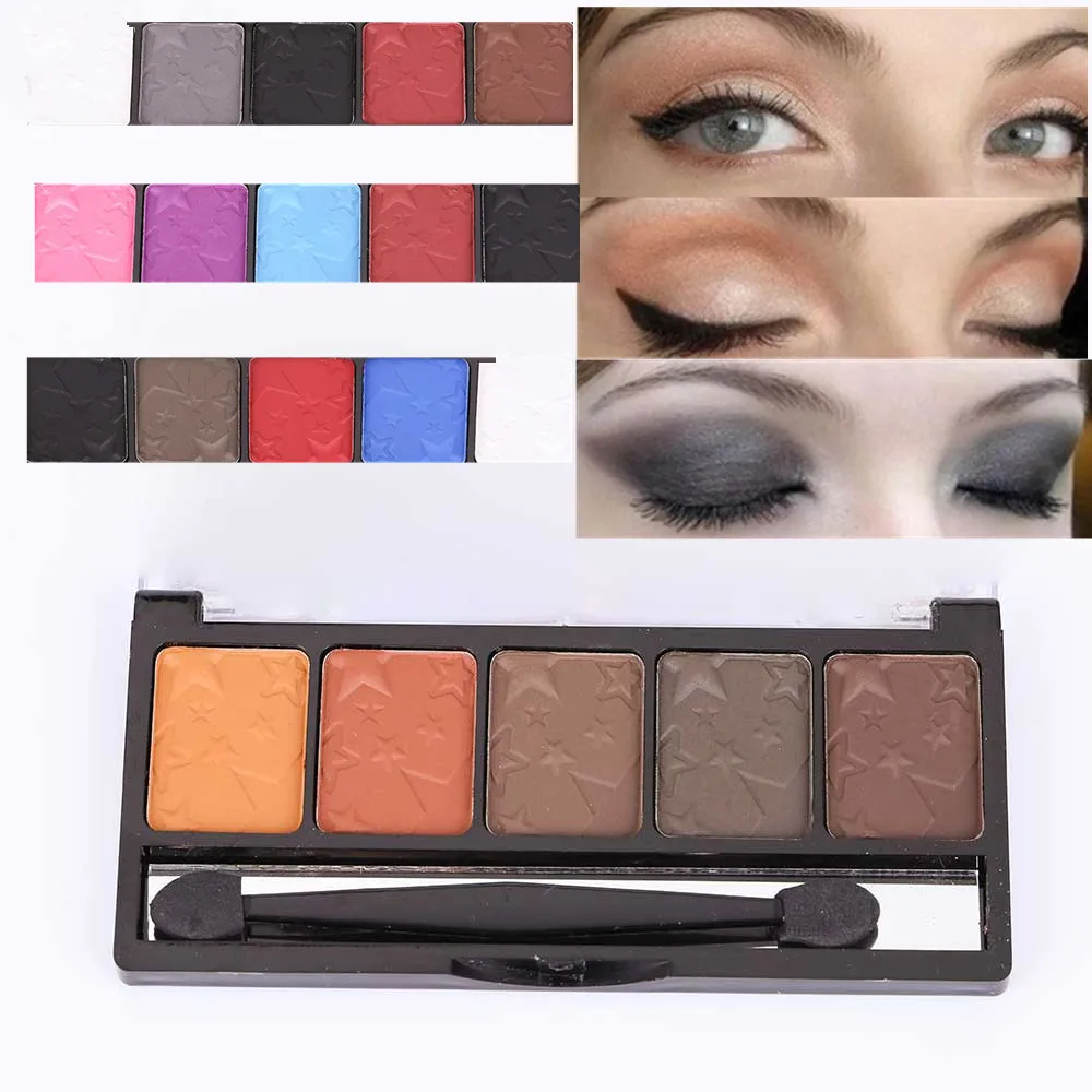 Tomtosh 1pc5 цвет теней для глаз земля матовый нюд Make-Up палитры |