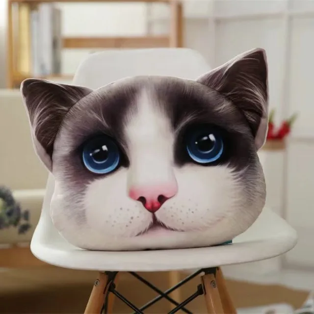 3 Подушка с 3D принтом в виде животных, кошки, свиньи, собаки, для лица, автомобильное сиденье, подушка для шеи, подголовник, прекрасный Автомобильный подголовник для безопасности, Автомобильный интерьер - Цвет: 3