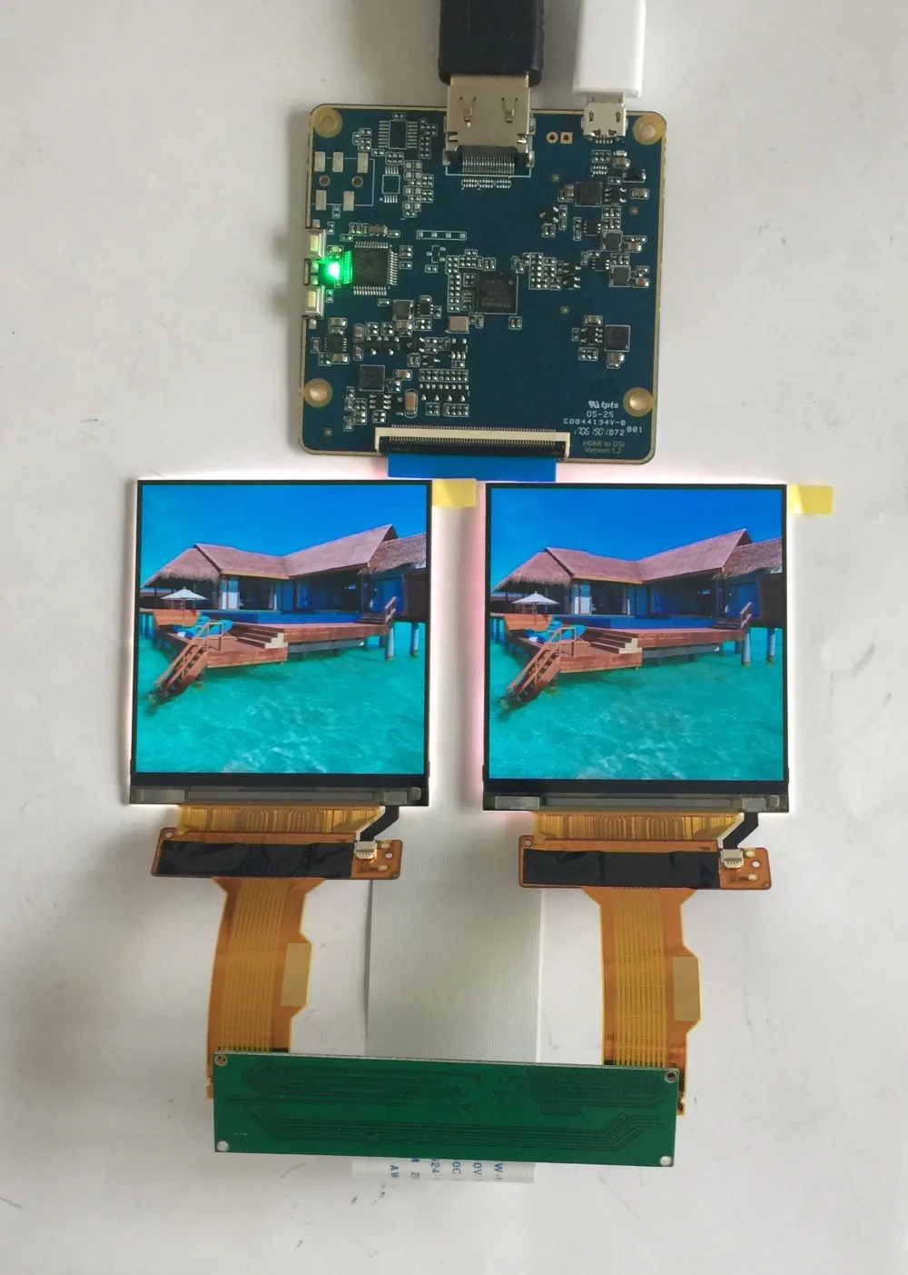 2,9 дюймов 1440x1440 двойной экран ЖК-дисплей Панель MIPI к HDMI плата контроллера LS029B3SX02 для 3D VR очки гарнитура