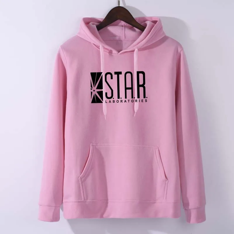 Супермен серия Женская толстовка звезда S. T. A. R. labs осень зима 2019new модные