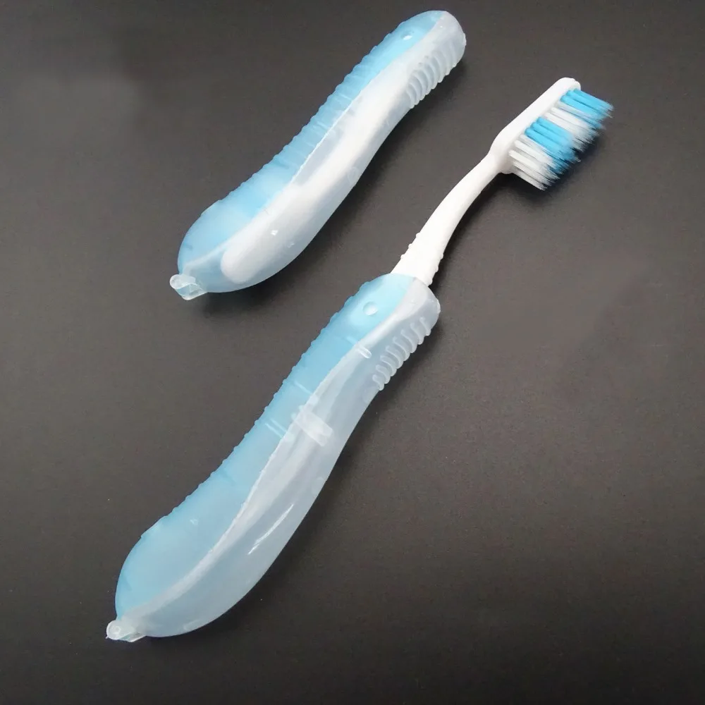 Портативная компактная складная зубная щетка для Путешествий Походов походов