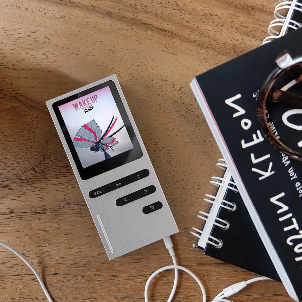 Оригинальный mp3 плеер AUPHIL 16 ГБ 1 8 дюйма металлический мини спортивный музыкальный