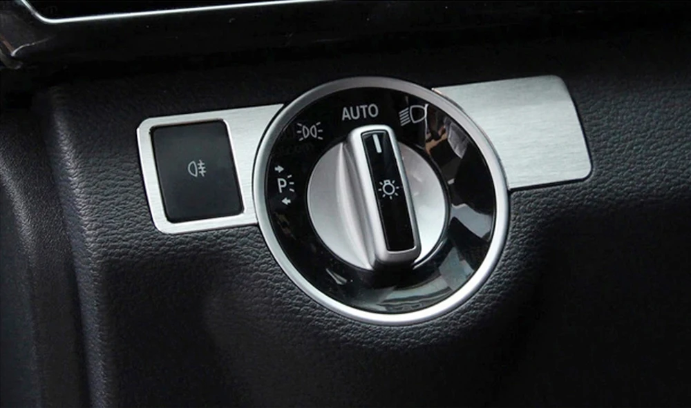 Кнопка регулировки передней фары Крышка для Mercedes-Benz A, B, C, E, W176 W246 W204 W212 E200L E260L E300 gla GLK X204 GL ML в автомобильном стиле