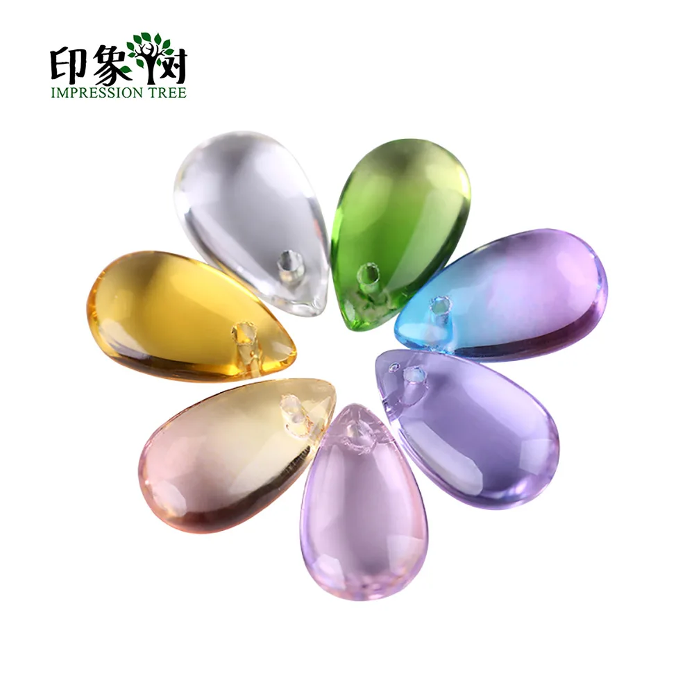 10 шт 14x8 мм капли воды лэмпворк бусины Элегантный бусина кабошон кулон стеклянные