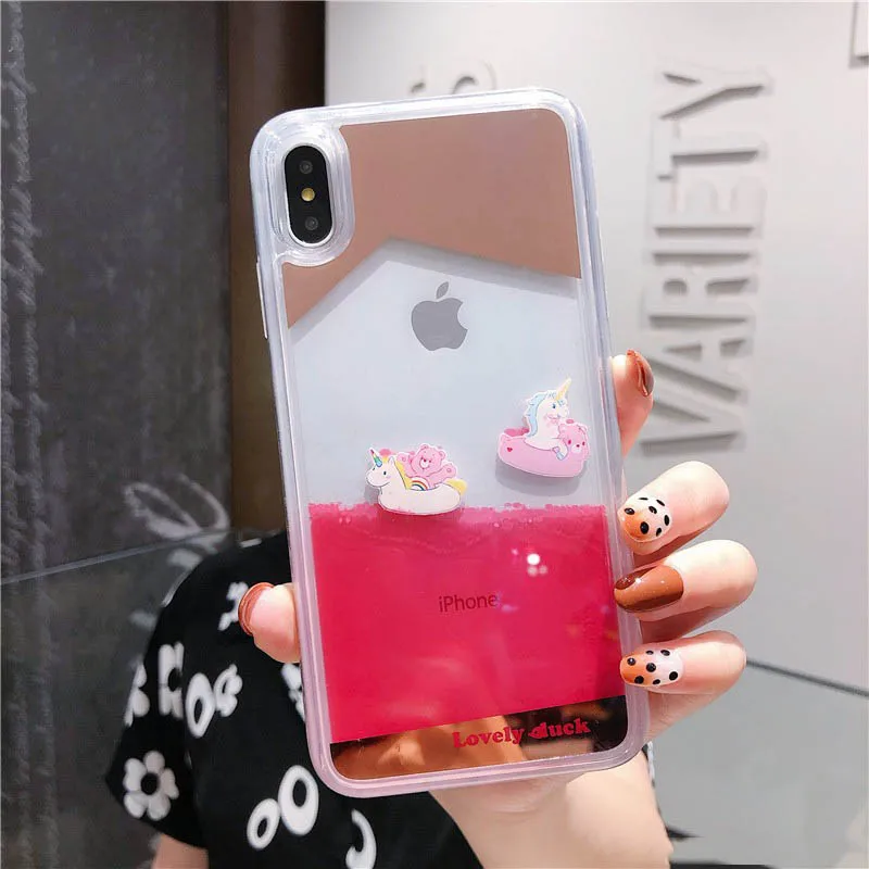GlamPhoneCase Red Liquid Flowing Animal Phone Case For iPhone X XS Max XR Haed Cover 7 8 6 6s Plus |