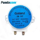 Поворотный стол для микроволновой печи, 30 В переменного тока, вращающийся мотор, синхронный двигатель CWCCW, высокий шпиндель 14 мм, для микроволновой печи, электрическая