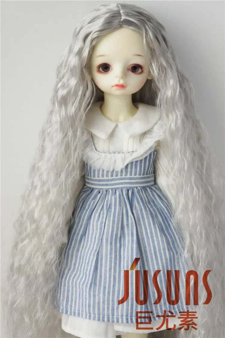 JD138B 1/6 1/4 1/3 длинные волнистые BJD синтетические мохеровые куклы парики YOSD MSD SD