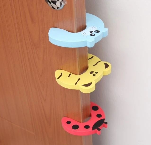 

Child Kids Baby Animal Cartoon Jammers Stop Door Stopper Holder Lock Safety Guard Finger Protect Free Shipping 20Pcs/Lot TA004