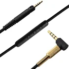 Кабель наушники POYATU для наушников Sennheiser HD598, HD518, HD558, с микрофоном, с дистанционным аудиокабелем, 1,2 м