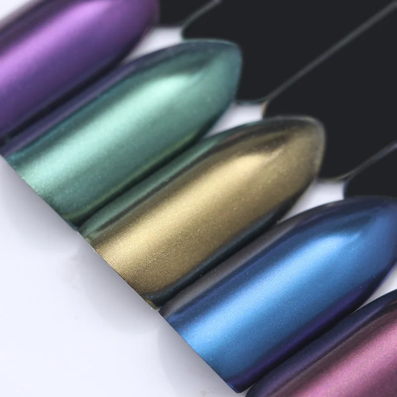 5 шт./компл. Русалка ногтей блеск порошки прекрасный порошок лазерной пыли