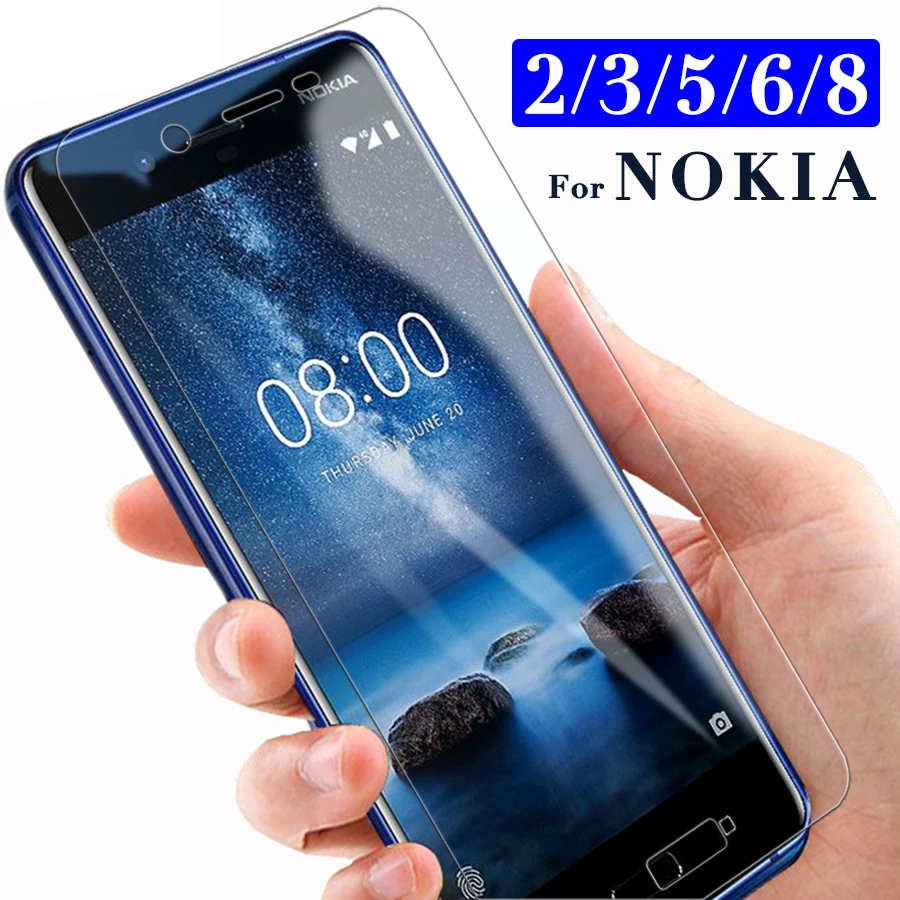 Для nokia 6 glass 5 3 8 Защитная пленка для nokia3 nokia5 nokia6 nokia8 экрана|Защитные стёкла и