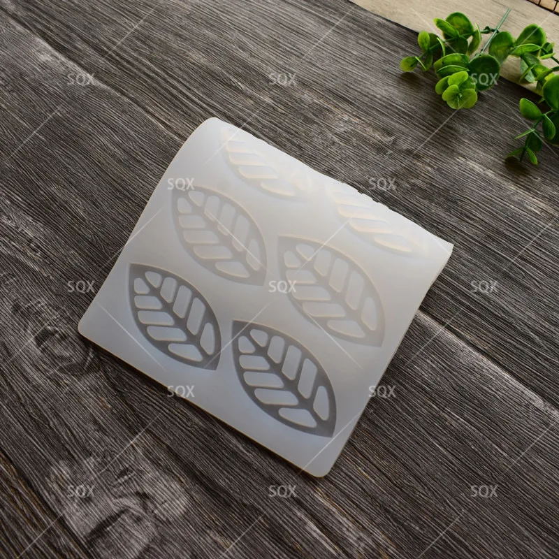 Силиконовая форма для шоколада в форме молодых листьев силиконовая украшения