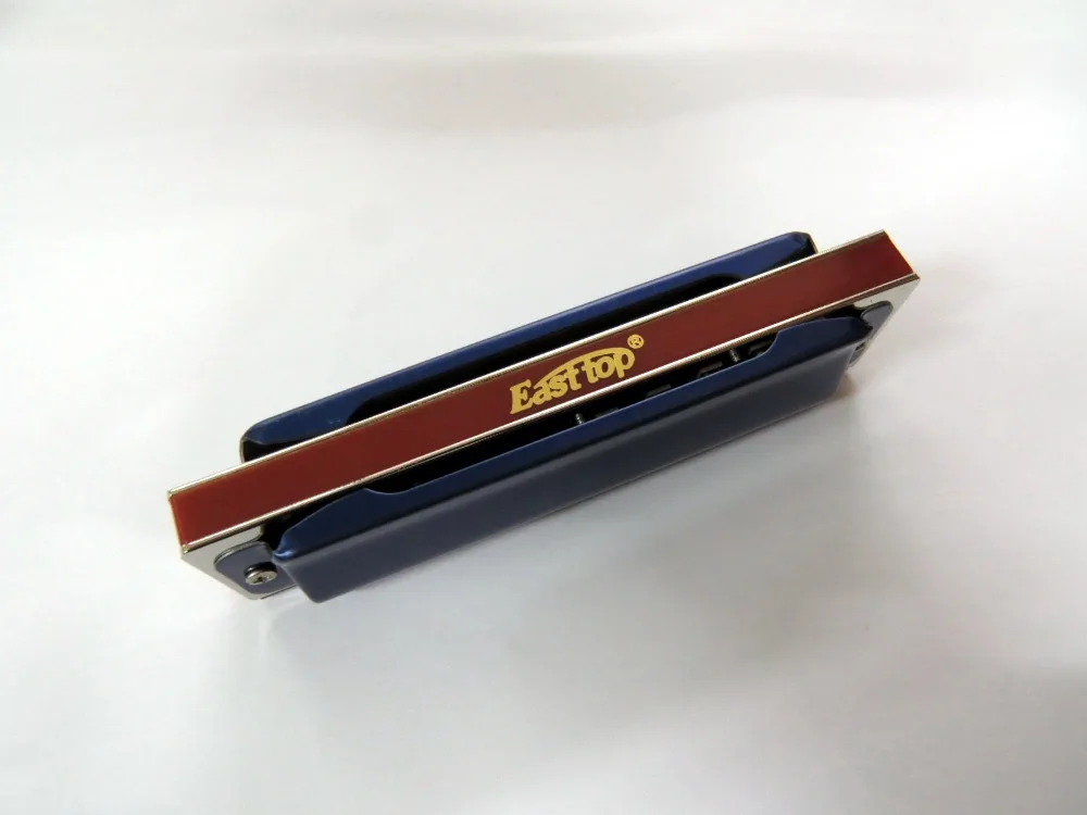 EASTTOP mouth organ T008K Blues harmonica key of Eb blues harp 10 отверстий профессиональная Губная гармошка