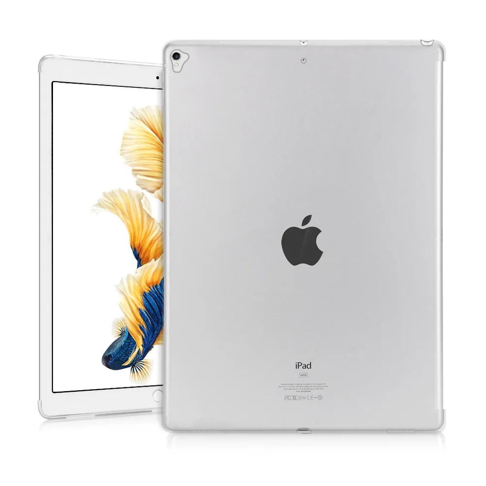 2017/2015 Чехол для iPad Pro 12 9 &quotсиликоновый чехол мягкий дюймов подходит с Умной