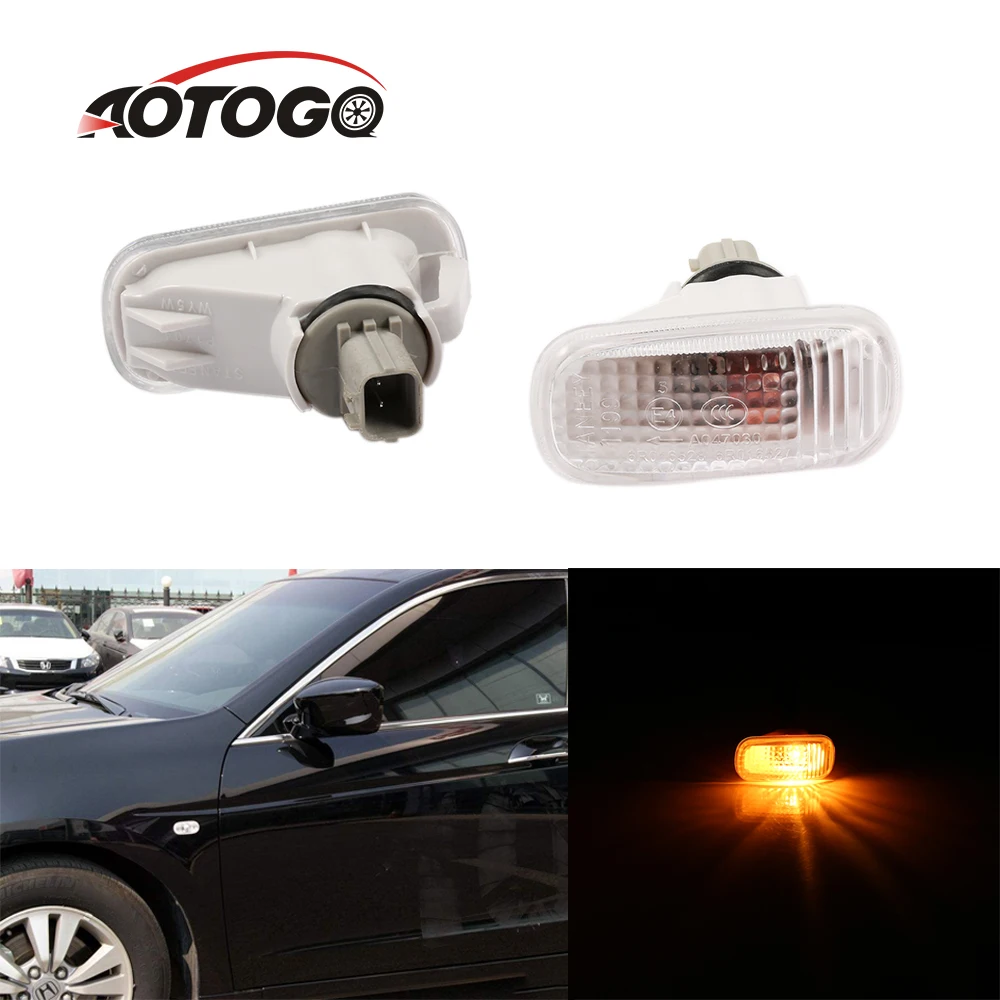 2 шт. Автомобильные Боковые указатели поворота седан боковой светодиодный