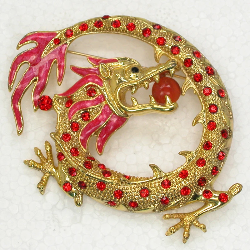 Модная брошь с эмалью в виде дракона C881 C2|brooch fashion|fashion broochfashion pins brooches |