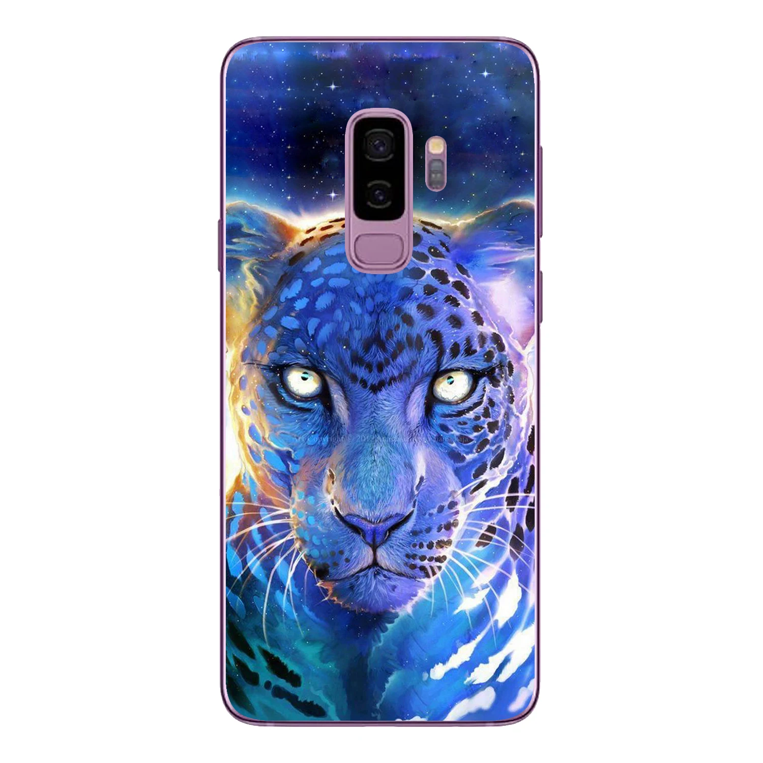 Чехол для Samsung Galaxy S9 Plus мягкий силиконовый чехол 6 2 &quotиз ТПУ с рисунком льва тигра