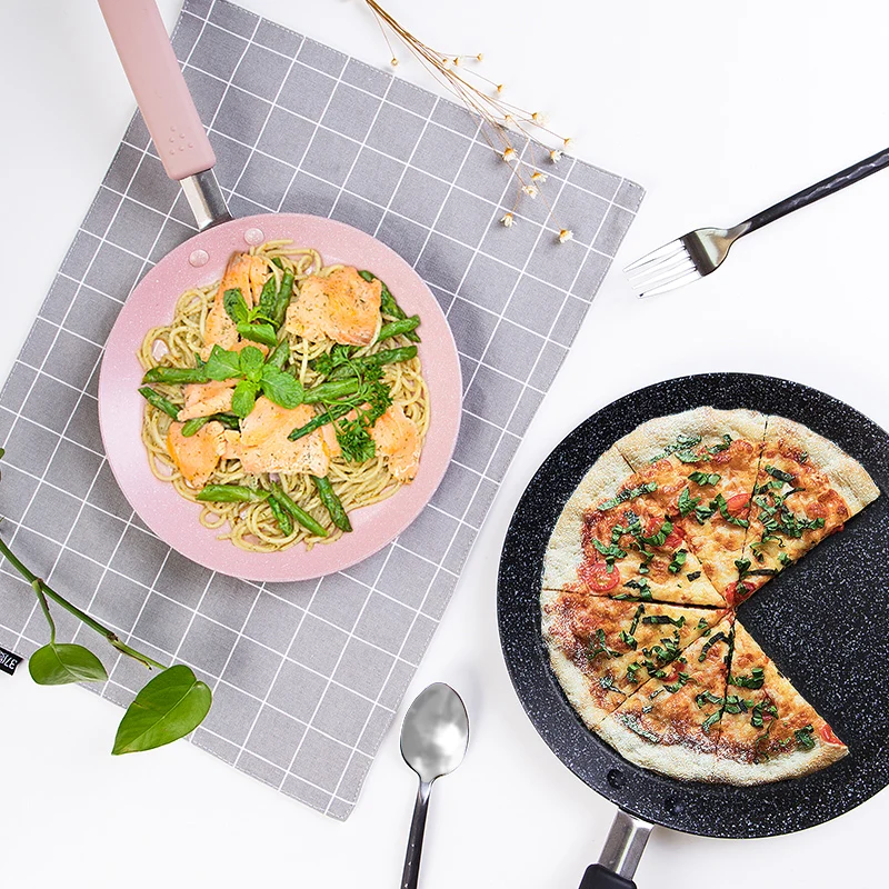 Justcook сковорода с длинной ручкой для жарки 20/24/28 см антипригарным покрытием