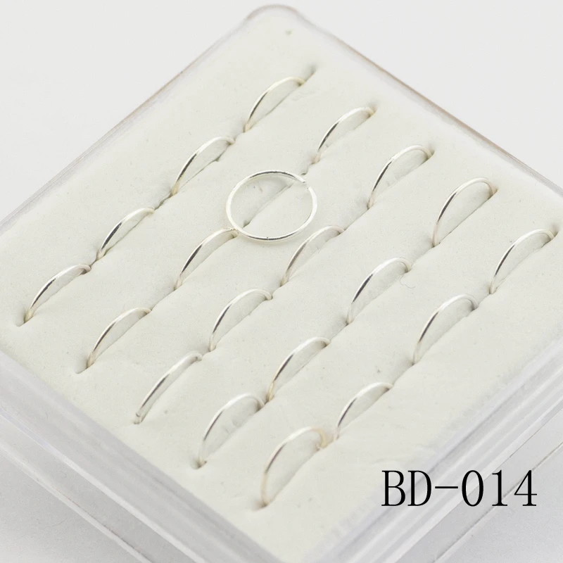 

20PCS Women's Fashion Nose Ring Body piercing jewelry 925 Silver Nose Nail Fashion Jewelry Nose Stud Men's Fashion gift