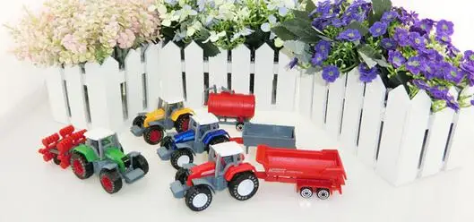 Новая модель автомобиля из сплава в коробке такси фермер автомобиль трактор