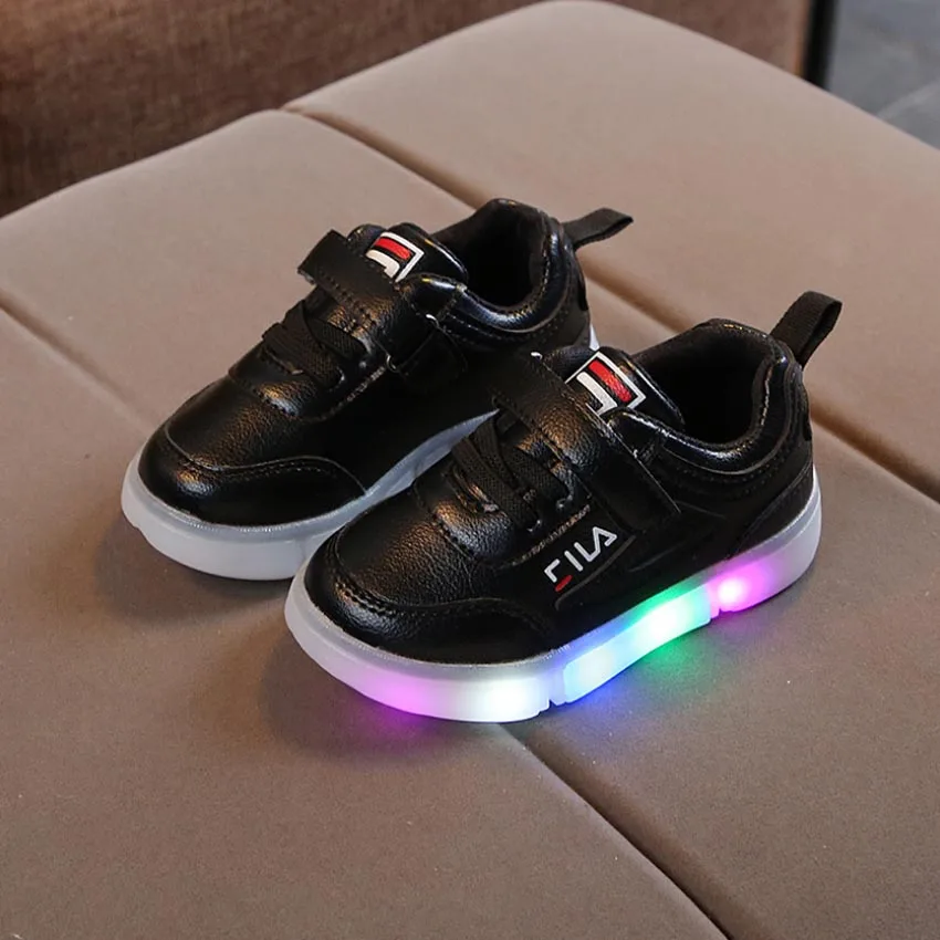 Новинка весны светодио дный LED Спортивная обувь модные для девочек малышей
