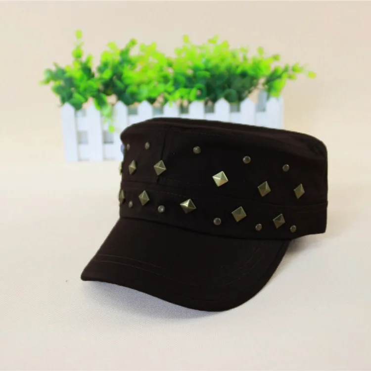 Новые Прибытия Классические Мужские Женщины Регулируемые Армии Равнине Vintage Hat