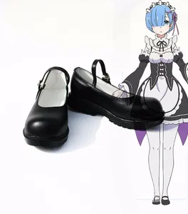Новинка; косплей обувь Re:Zero kara Hajimeru Isekai Seikatsu Rem Ram; аниме; сапоги на заказ