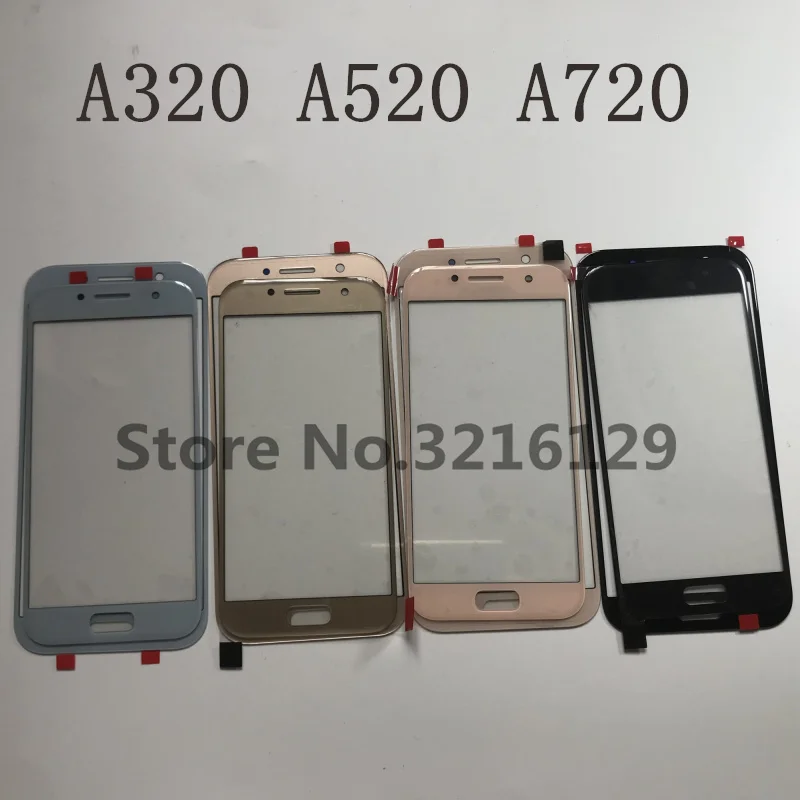 Оригинальное внешнее переднее стекло для замены объектива Samsung Galaxy A3 A5 A7 2017 A320 / A520