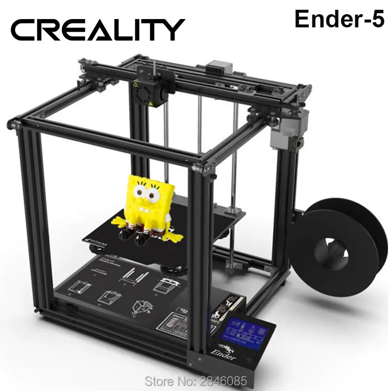 CREALITY 3d принтер Ender 5 с Лэнди стабильная мощность V1.1.3 материнская плата магнитная