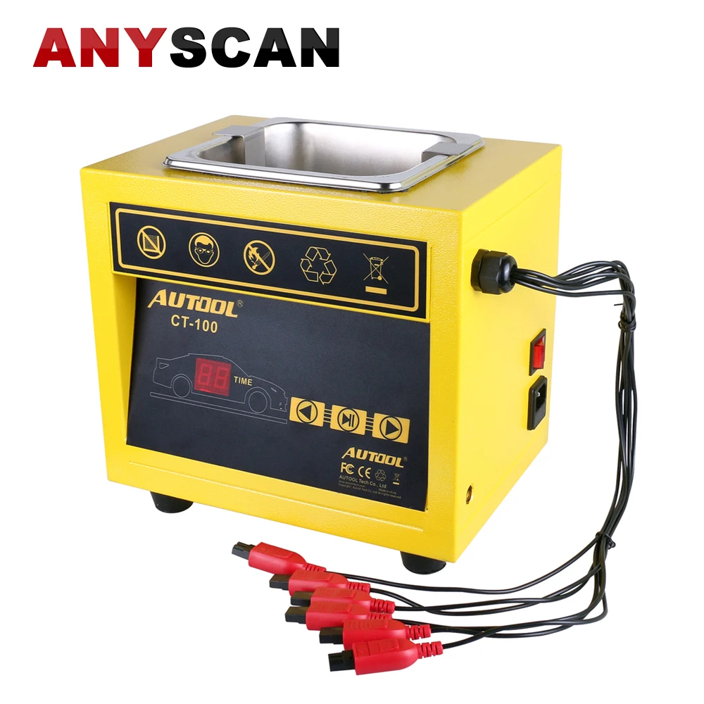 AUTOOL CT 100 110 В/220 В мини топлива ультразвуковой инжектор очиститель автомойка