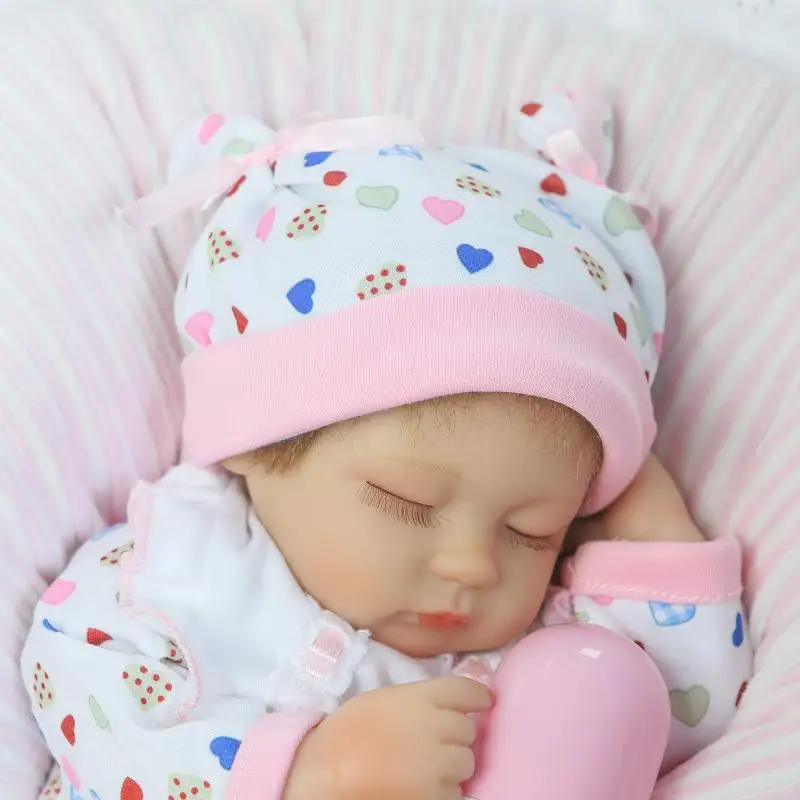 Nicery 16-18 дюймов 40-45 см Bebe Кукла реборн Мягкий Силиконовый мальчик девочка игрушка реборн Детская кукла подарок для ребенка подарок белая одежда шляпа