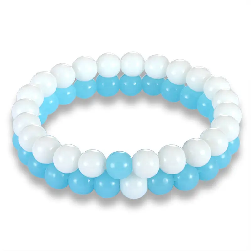 

2 pieces / piece high quality natural stone men's bracelet beaded stretch line woman couple friendship bracelet jewelry AS723