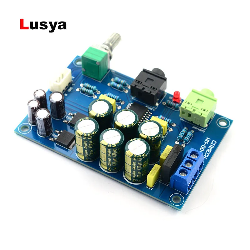 TPA6120 усилитель для наушников плата TPA6120A2 hifi нулевой шум Amplificador доска DIY/Готовая
