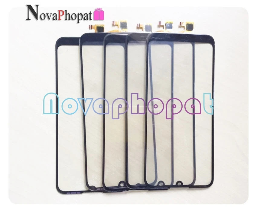 Novaphopat черный/белый датчик для Huawei Y6 2019 / Prime Pro сенсорный экран дигитайзер
