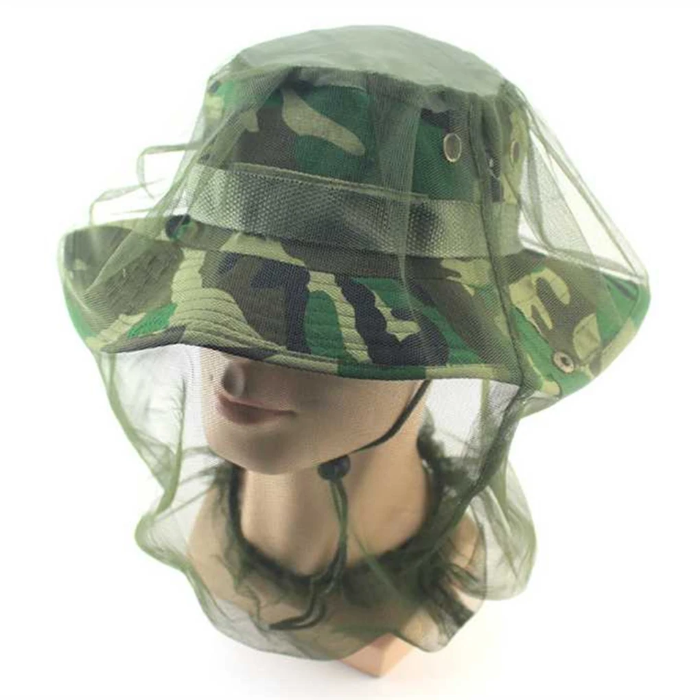 

Outdoor Survival Anti Mosquito Bug Bee Insect Mesh Hat Head Face Protect Net Cover Travel Camping Protector Camping Equipment