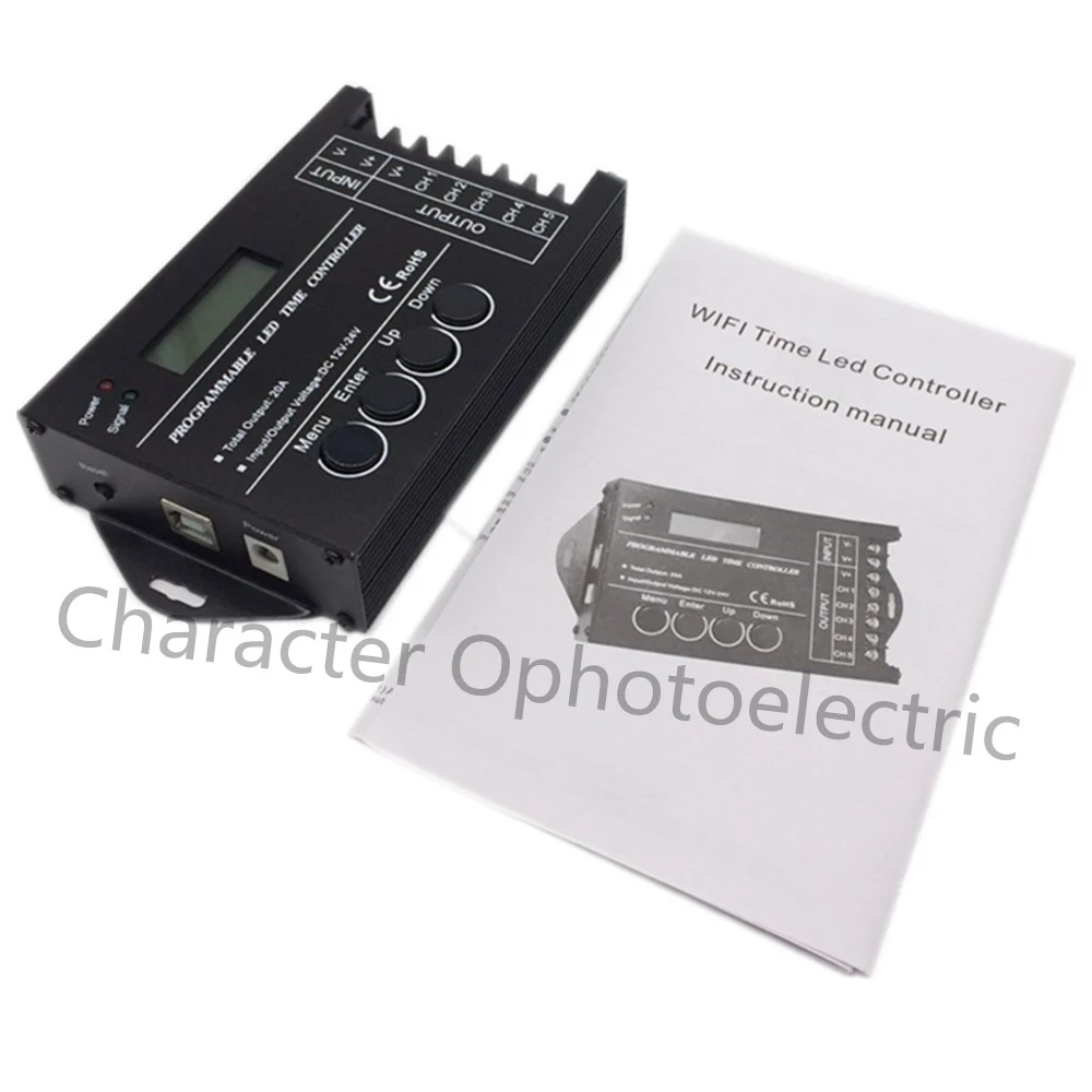 Программируемый светодиодный контроллер TC421 WiFi RGB диммер таймер освещения DC12 ~ 24 В