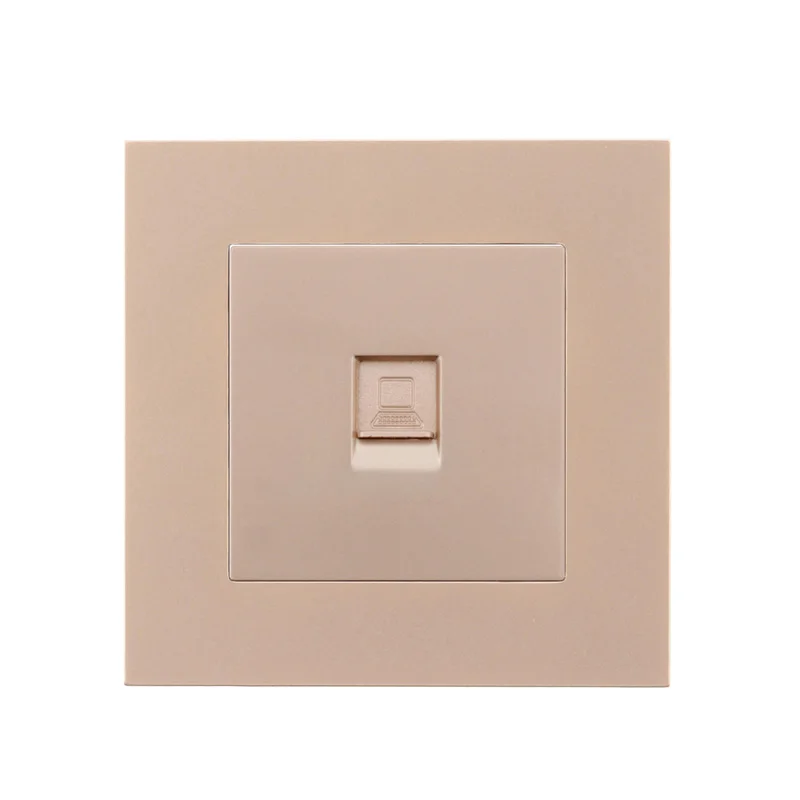 Rj45 Outlet Rj45 настенная розетка Интернет-розетка с ТВ-розеткой двойная компьютерная розетка ПК пластиковая панель RJ45 Интернет-компьютерный разъем - Тип: Rj45 Outlet