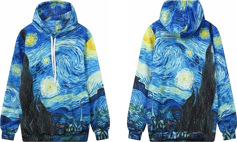 Для женщин Tie Dye цвет Толстовка зима 3D печатных повседневное плюс размеры Топ розовый свободные Galaxy узор над Размеры d пуловер