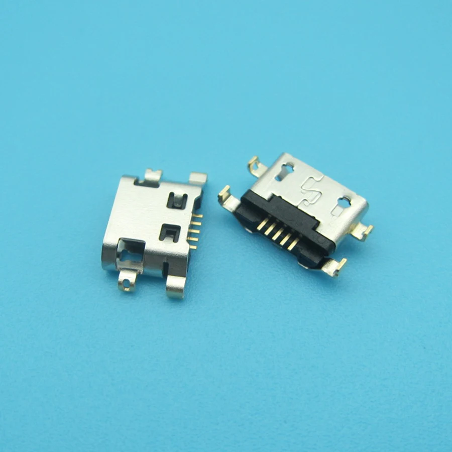 100 шт. Micro mini USB порт для зарядки и передачи данных разъем Lenovo A708t S890 Alcatel 7040N/для HuaWei