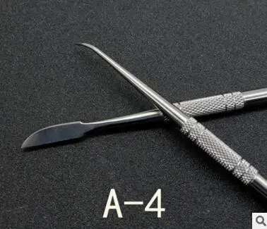 No 4 Высококачественная нержавеющая сталь скульптура инструменты Sculpey резной ила нож стальной нож глинистой почве Глины инструменты инструменты для полимерной глины пластилин инструмент - Цвет: No 4