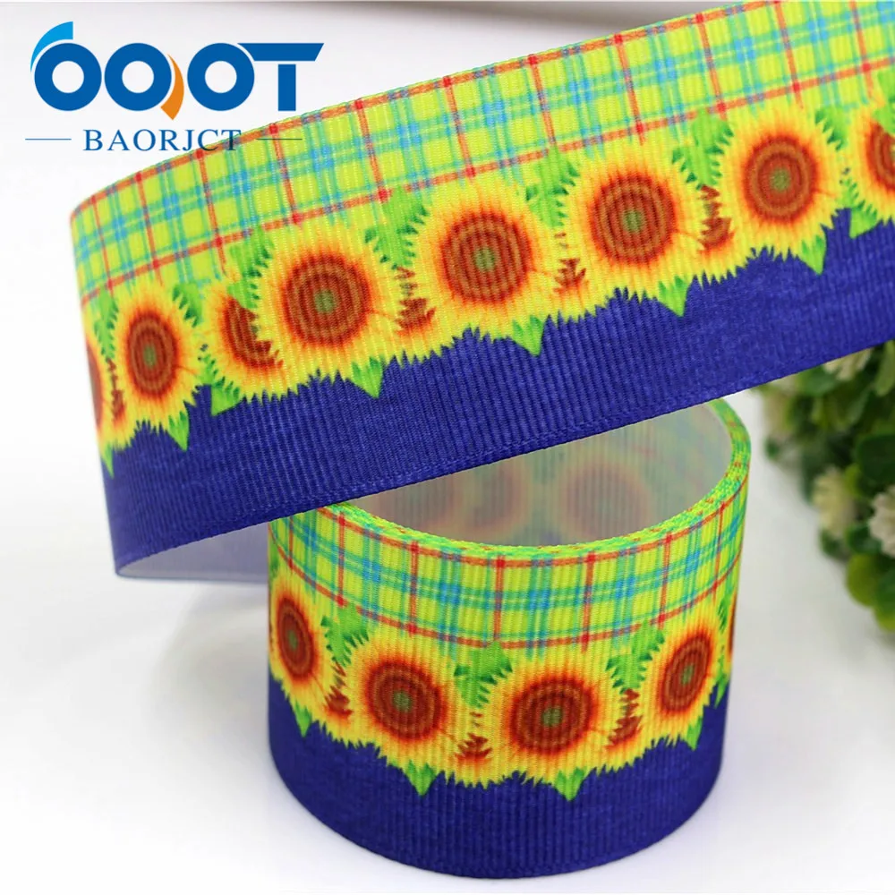 OOOT BAORJCT 182071 38 мм 10 ярдов мультфильм Ленты Термотрансферная печать grosgrain Свадебные аксессуары материал "сделай сам"