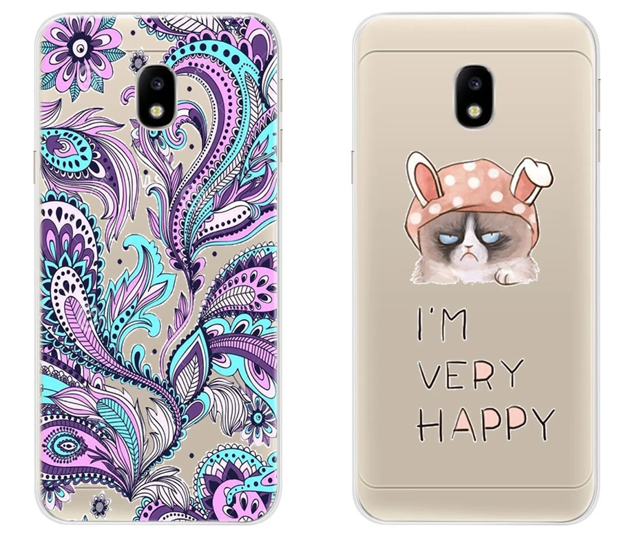 Чехол на заднюю панель для Samsung Galaxy J7 J730, чехол для телефона для Samsung Galaxy J7 Pro J 7, чехол с милым рисунком