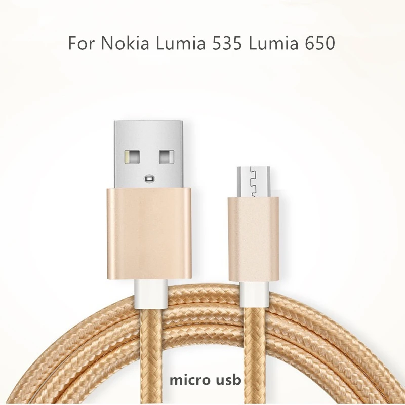 Нейлон micro usb быстрый кабельный металлический плетеный провод 2.0 синхронизации