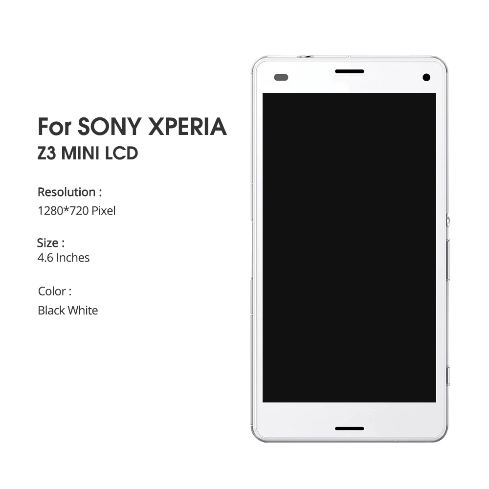 4 6 дюйма ЖК дисплей для Sony Xperia Z3 compact D5803 D5833 дигитайзер сенсорного экрана mini в